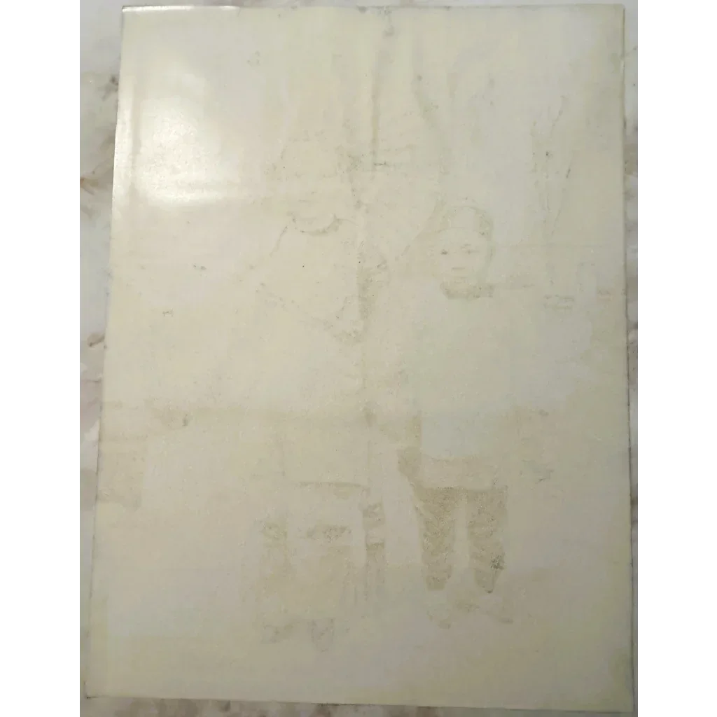Faded vintage photograph of Chinese children on charming Chinese children print