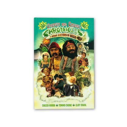 Green Cheech Marin and Tommy Chong stoner book cover by Erik Rodriguez
