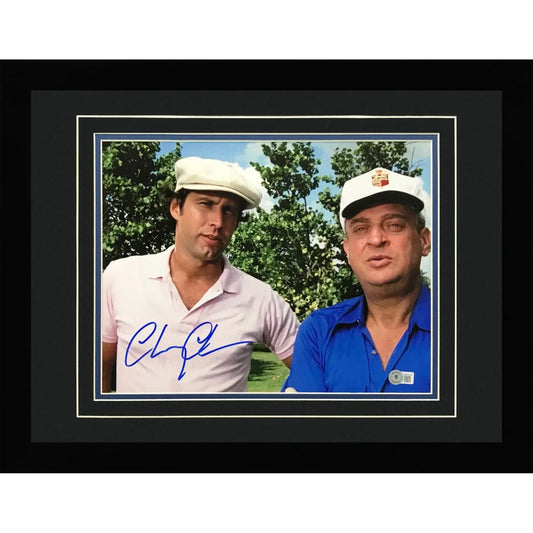 Chevy Chase autographed Caddyshack deluxe framed 11x14 photo with Rodney Dangerfield