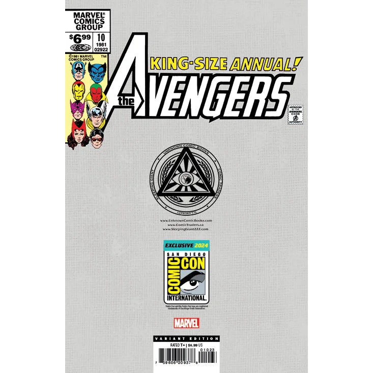 Chris Claremont signed Avengers Annual SDCC exclusive comic