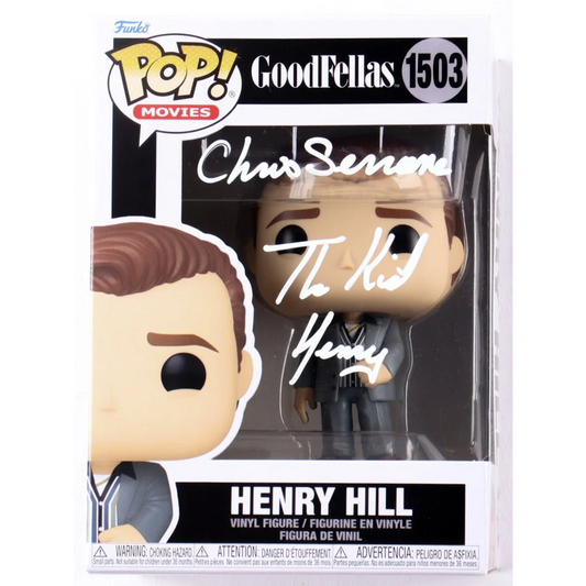 Chris Serrone signed Goodfellas Henry Hill Funko Pop vinyl figure with Beckett auth