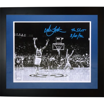 Christian Laettner signed deluxe framed 16x20 Duke photo The Shot 1992