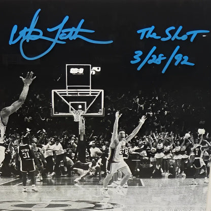 Christian Laettner autographed deluxe framed 16x20 Duke Blue Devils photo