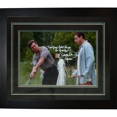 Signed Happy Gilmore poster with Christopher McDonald as Shooter McGavin