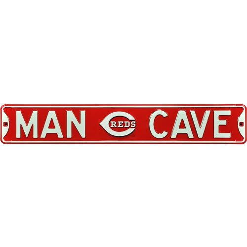 Cincinnati Reds Man Cave authentic street sign