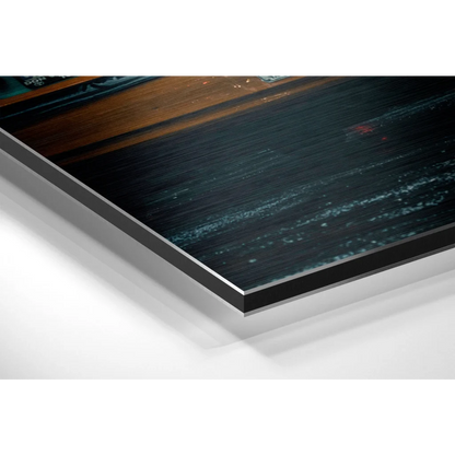 Stunning Brushed Aluminium Dibond Abstract Wall Art Print | Glass Wall Art Print | vintageantiquesgifts.com