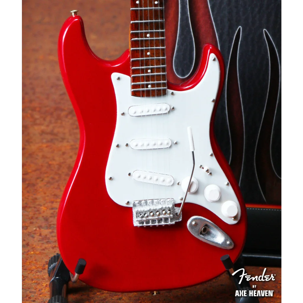 Red Axe Heaven Fender Stratocaster mini guitar case gift