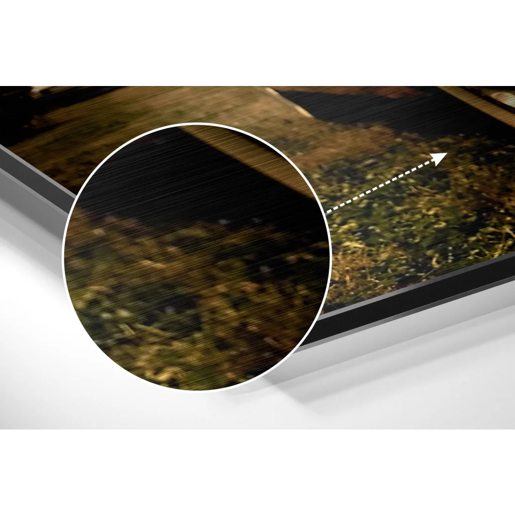 Classical Car Brushed Aluminium Dibond Wall Art