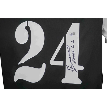 Claude Makelele signed Real Madrid Adidas authentic jersey back with number 24
