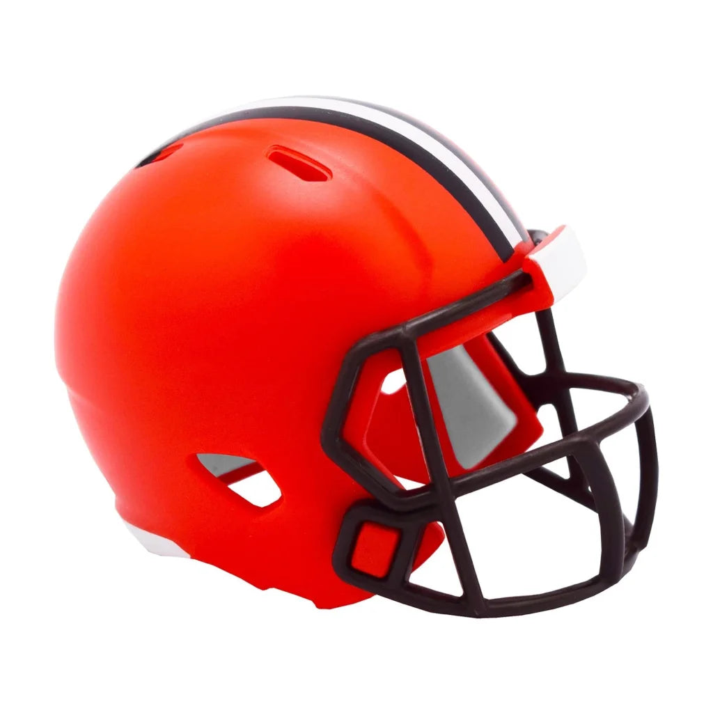 Cleveland Browns Riddell Speed Pocket Pro matte orange black helmet