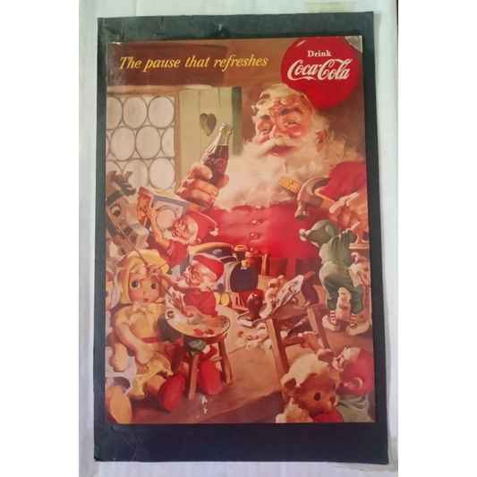 Vintage 1953 Coca-Cola Santa and Elves Bottle Opener