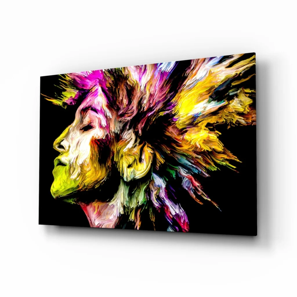 Explosive Color Burst Abstract Wall Art Canvas | Insigneart USA | vintageantiquesgifts.com