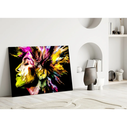 Explosive Color Burst Abstract Wall Art Canvas | Modern Wall Art Decor | vintageantiquesgifts.com