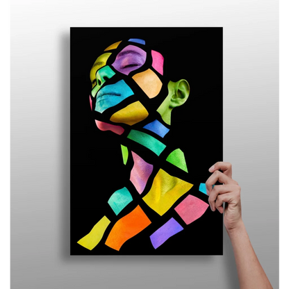 Stunning Rainbow Mosaic Insigne Aluminum Prints | Insigneart USA | vintageantiquesgifts.com