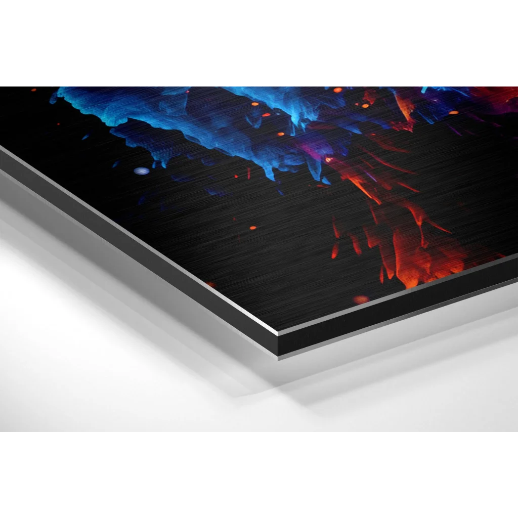 Colors of Space Brushed Aluminum Dibond Wall Art