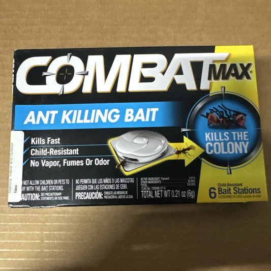 Combat Max Source ant killing bait stations, 6 child-resistant pieces