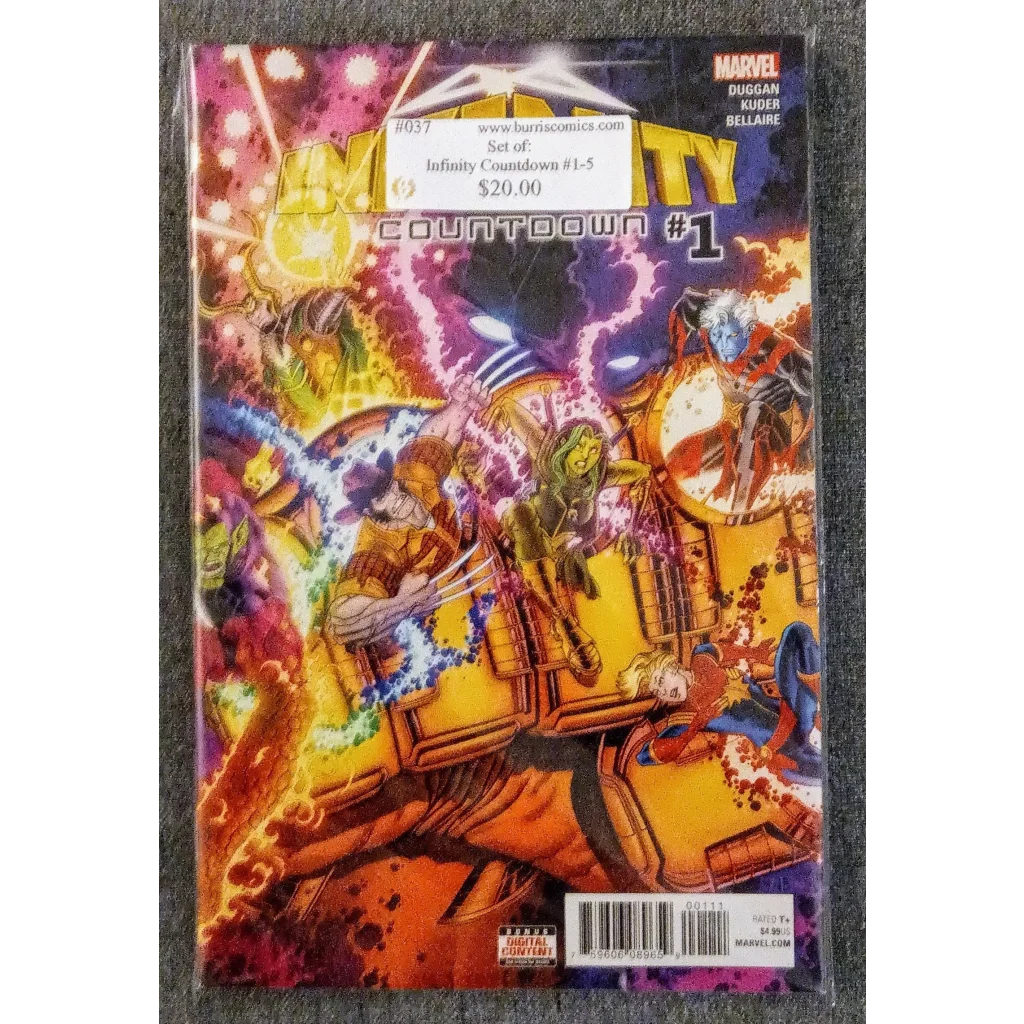 Marvel Comics Infinity Countdown superhero comic book set cover
