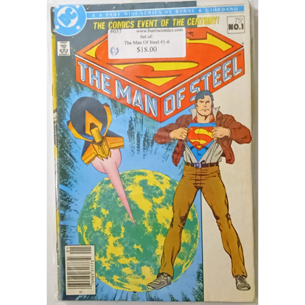 1986 DC Comics Superman The Man of Steel comic book by John Byrne