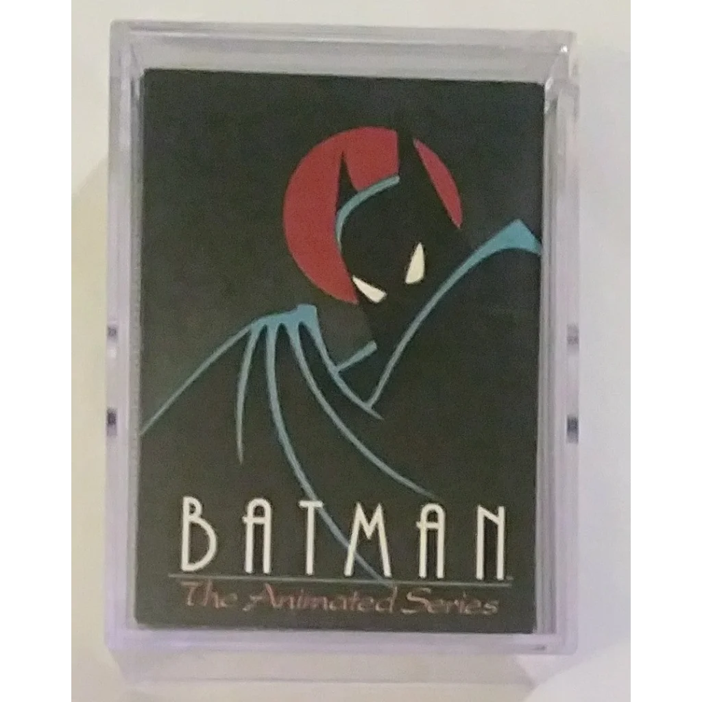 Batman Animated Series DVD case with 1993 Topps 100 cards set