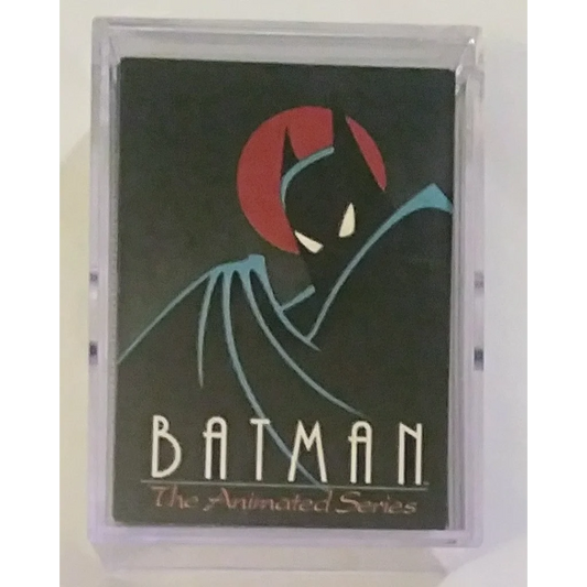 Batman Animated Series DVD case with 1993 Topps 100 cards set