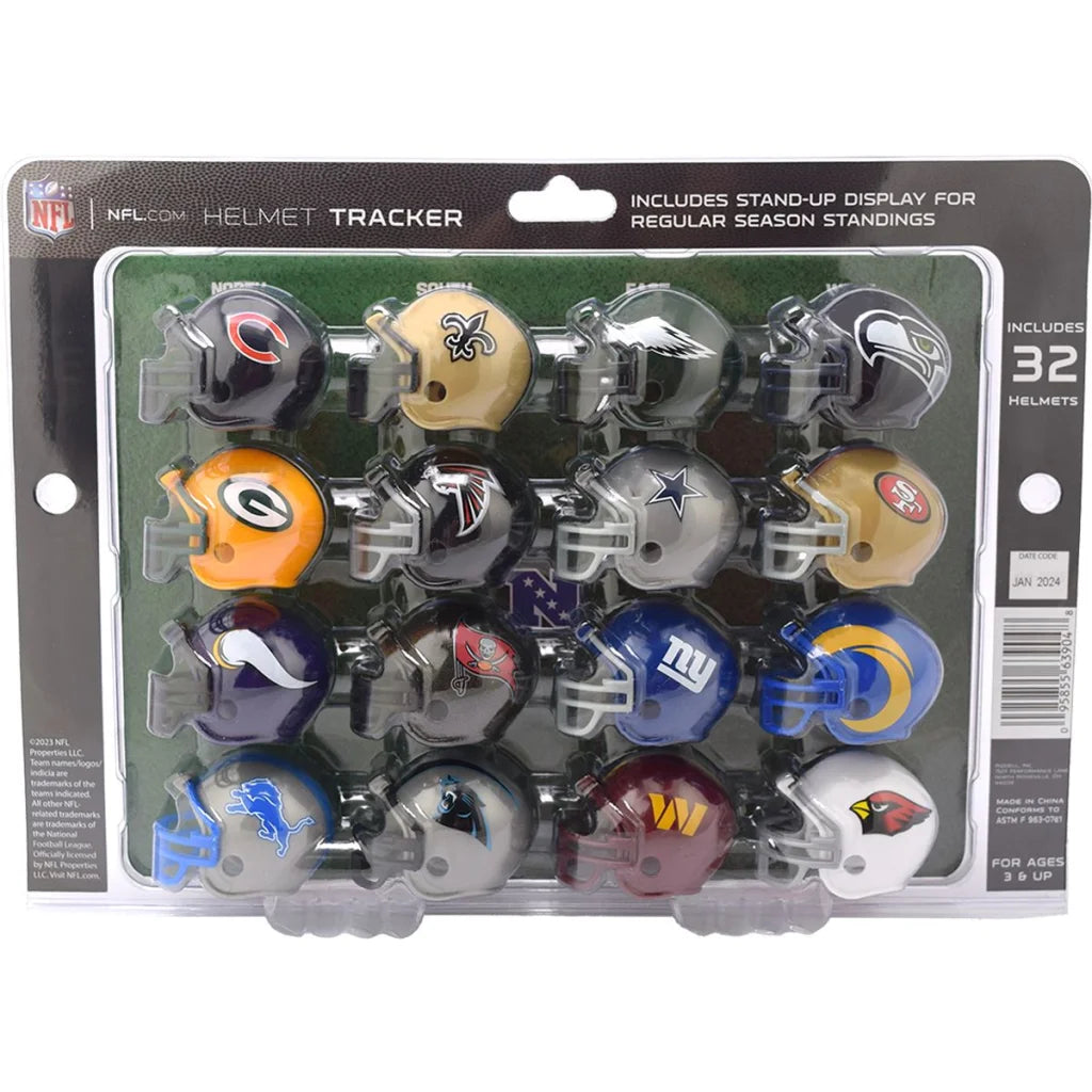Complete 32 Piece NFL Helmet Tracker Collection 2024 | Creative Sports | vintageantiquesgifts.com