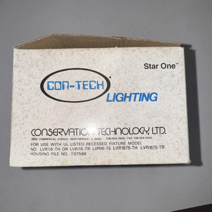 Con-Tech Lighting CTR1625 adjust pin spot low volt recessed housing box