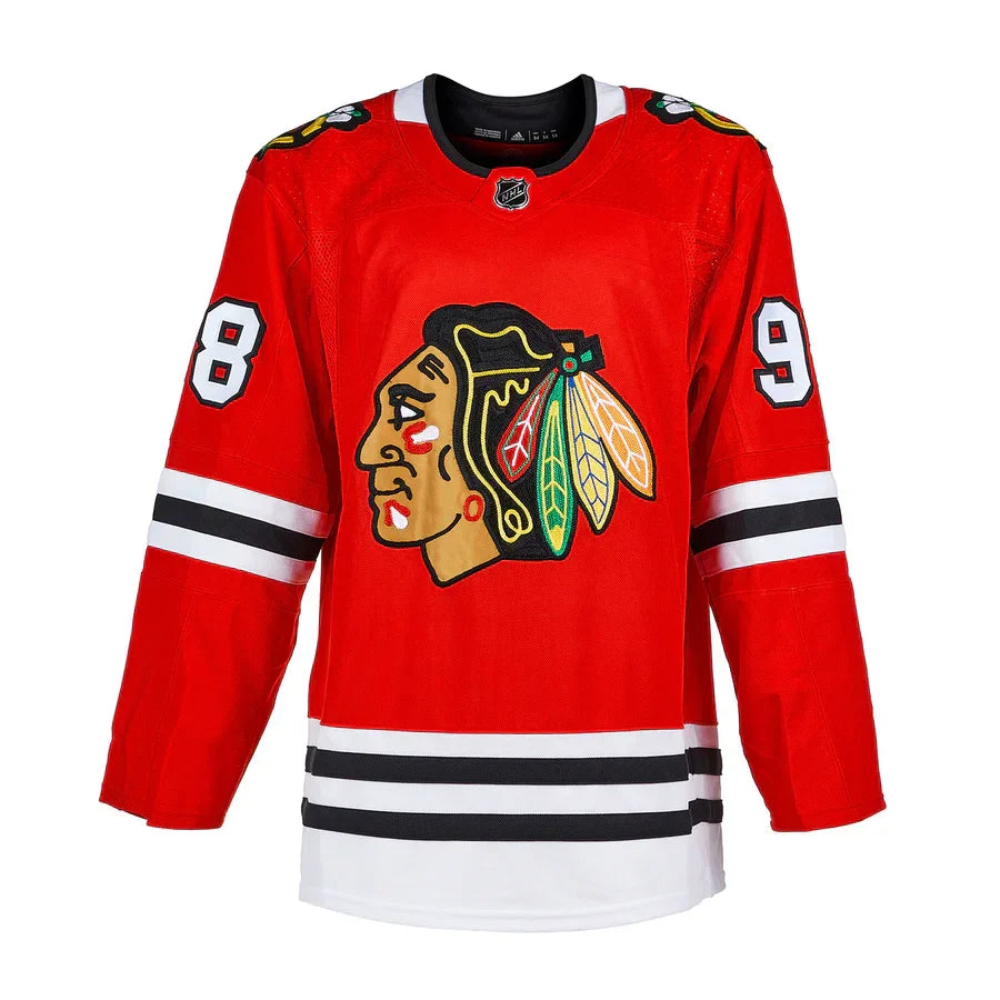 Connor Bedard autographed Chicago Blackhawks red jersey #98