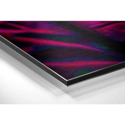 Stunning Brushed Aluminium Dibond Neon Gorilla Wall Art | Glass Wall Art Print | vintageantiquesgifts.com