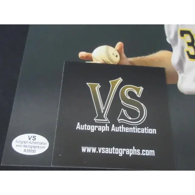 Corbin Burnes signed Brewers 8x10 photo with autograph authentication info displayed