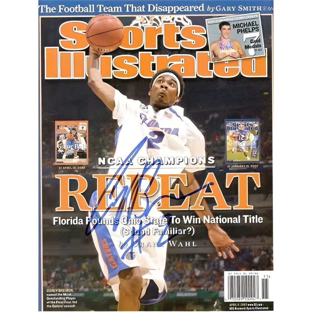 Corey Brewer autographed Florida Gators Sports Illustrated cover