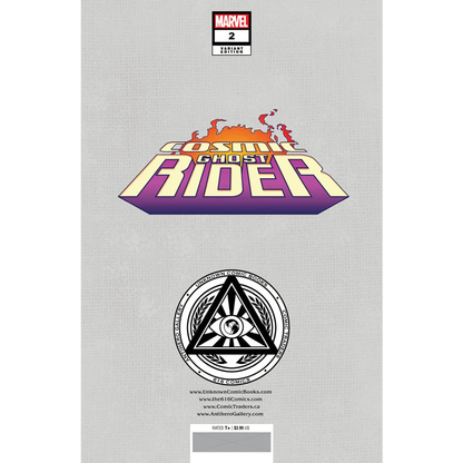 Variant edition comic book featuring Cosmic Ghost Rider and Silver Surfer artwork