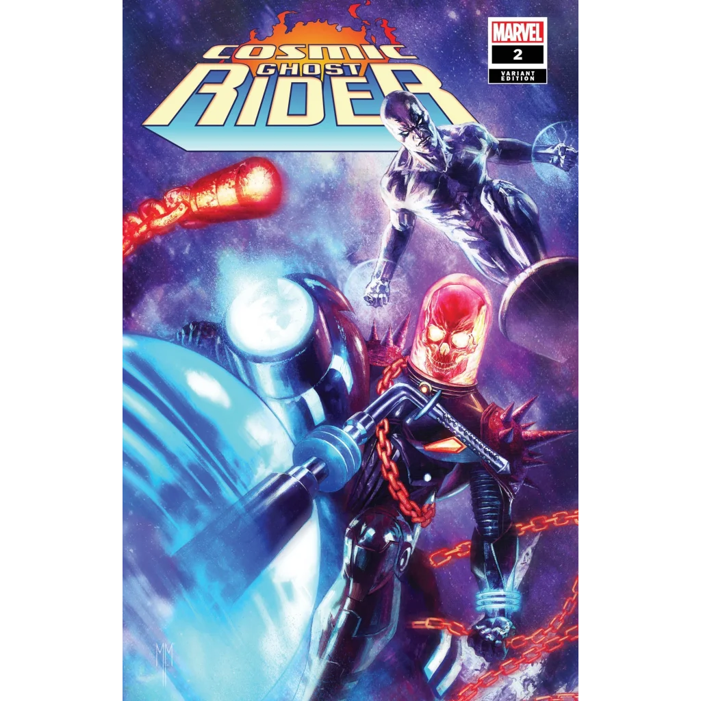 Marvel comic featuring Cosmic Ghost Rider and Silver Surfer for cosmic ghost rider fans