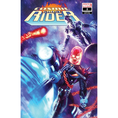 Marvel comic featuring Cosmic Ghost Rider and Silver Surfer for cosmic ghost rider fans
