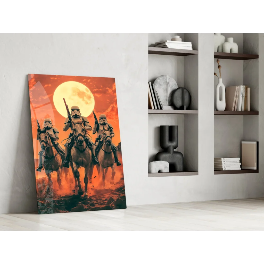 Stormtroopers Sunset Ride Star Wars canvas wall art