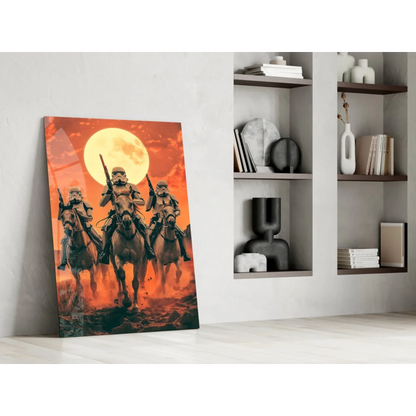 Stormtroopers Sunset Ride Star Wars canvas wall art