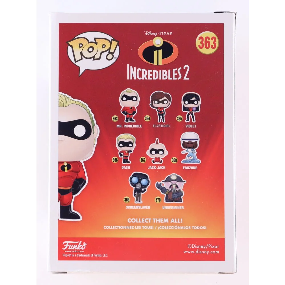 Vinyl figure of Craig T Nelson signed Incredibles 2 ready to ship