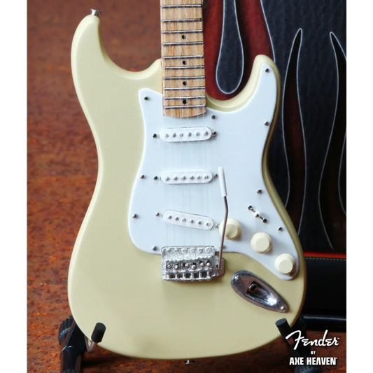 Cream Fender Strat guitar case gift with Axe Heaven stand