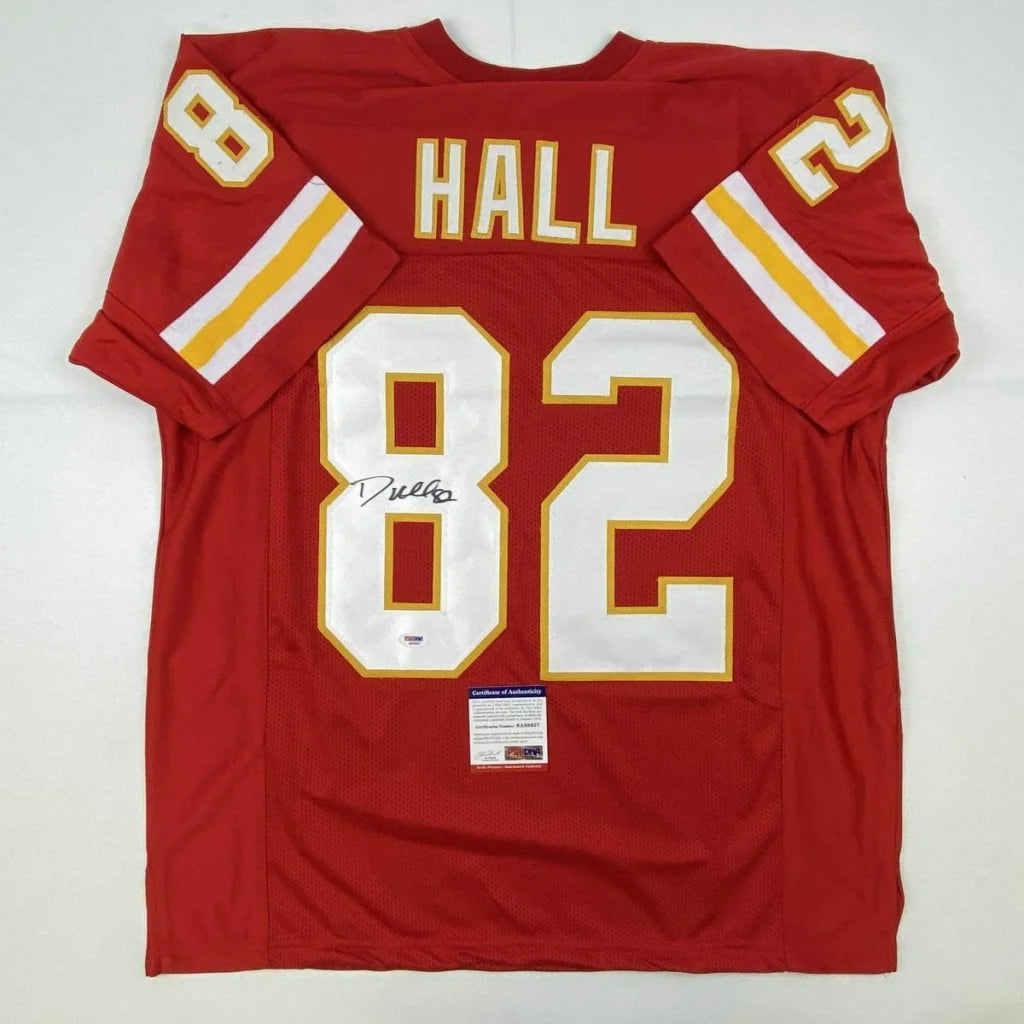 Custom jersey with athlete signature, perfect for football fans and pro sports collectors