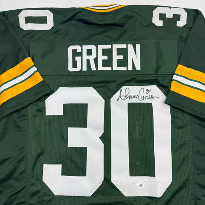 Custom Green Bay Packers jersey number 30 with autograph