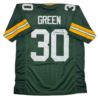Custom Green Bay Packers jersey #30 Green, polyester pro sports style