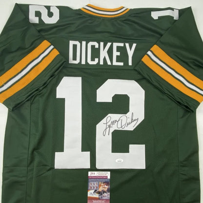 Custom Green Bay Packers Lynn Dickey autographed jersey for sports league fans