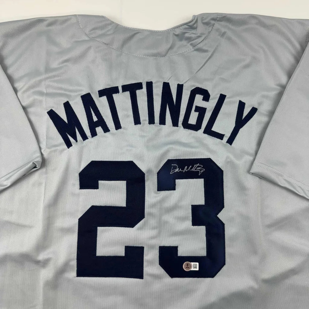 Autographed Custom Jersey of Mattingly 23 from a professional sports league