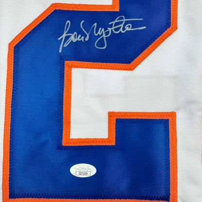Custom Jersey Number 23 signed collectible in blue white orange for sports league