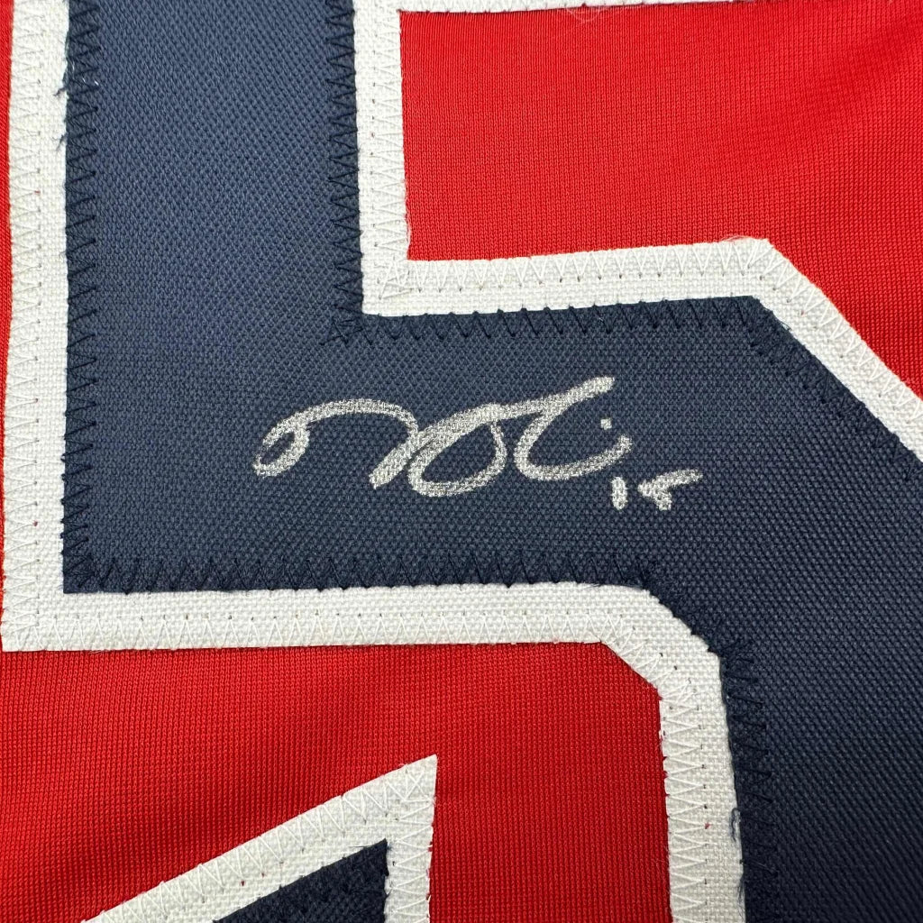 Autographed Custom Jersey Pedroia 15 Red Pro Baseball Collectible