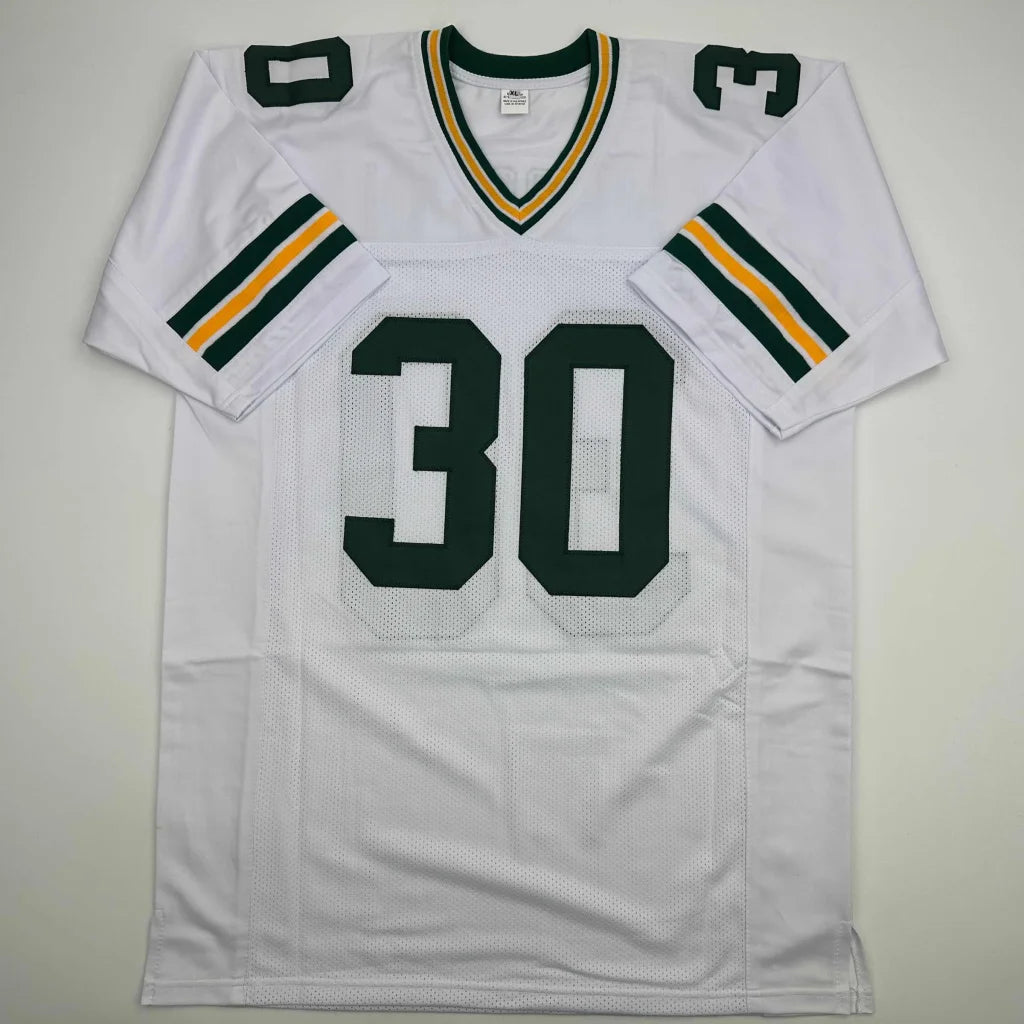 Custom Jersey Signed by Charles Mercein, Green Bay Packers Style