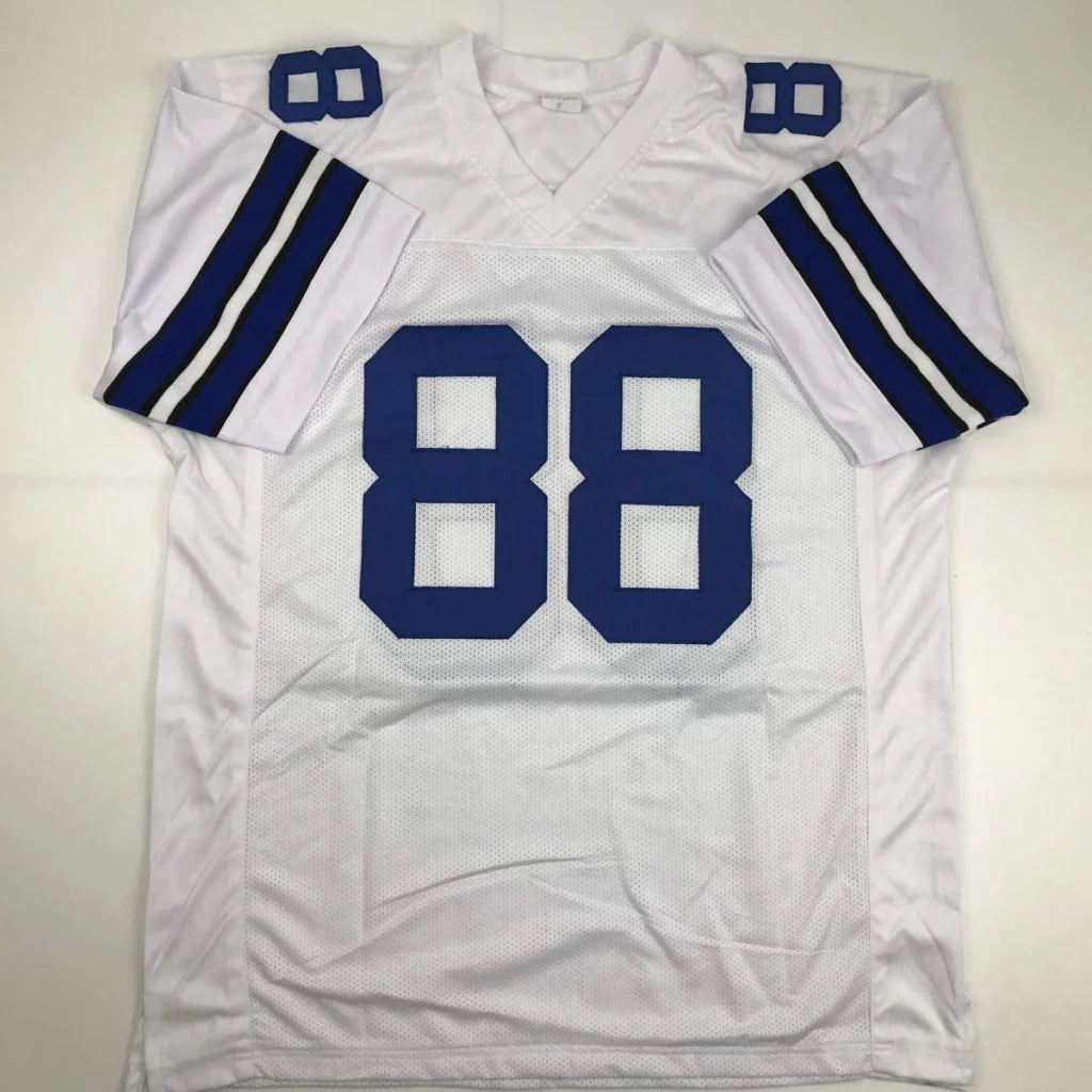 Custom Dallas Cowboys Bryant 88 blue white professional sports jersey