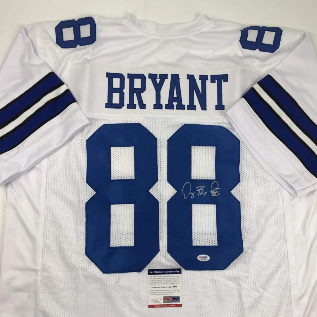 Custom Dallas Cowboys Bryant 88 blue white jersey