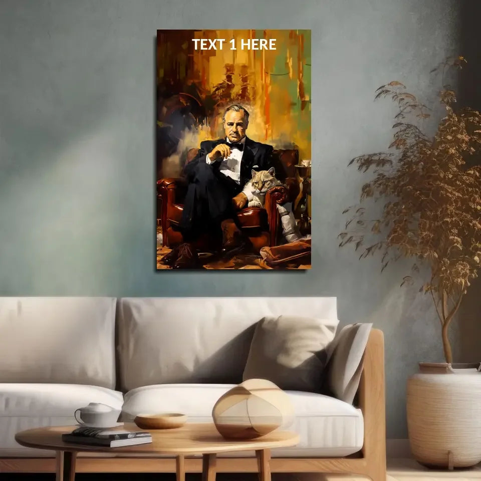 Customizable Movie Glass Wall Art With Iconic Characters | Insigneart USA | vintageantiquesgifts.com