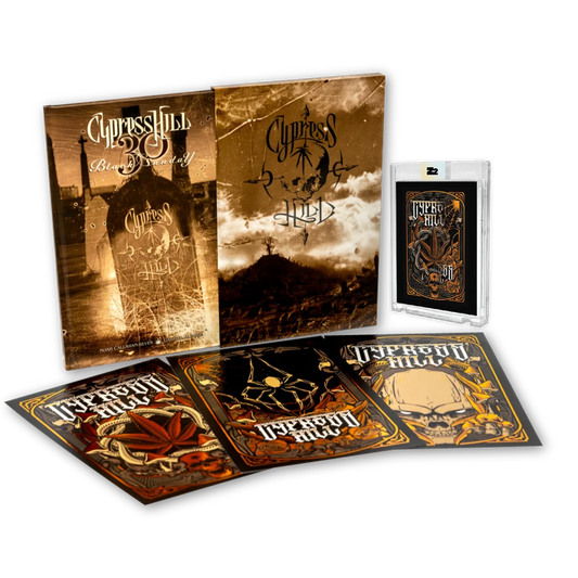 Cypress Hill Black Sunday Gold Metallic Art Print Set with music and collectible merch