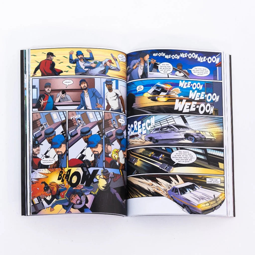 Cypress Hill Graphic Novel by Ramon Villalobos hardcover with vibrant comic illustrations